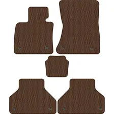 Комплект ковриков для авто Alicosta BMW X6 I (suv, suv, гибрид / E71) 2008 - 2014 (коричневый, сота)