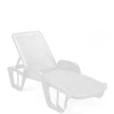 Шезлонг GreenDeco Lettino Pool (белый)