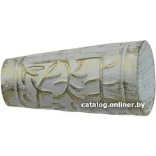 Наконечник для карниза Lm Decor YF066 Византия 25мм (белое золото)