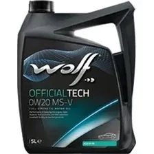 Моторное масло Wolf OfficialTech 0W-20 MS-V 5л