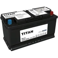 Автомобильный аккумулятор Titan AGM R+ (95 А·ч)