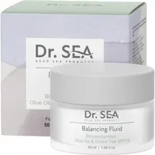 Флюид для лица Dr.Sea Балансирующий, SPF15, с комплексом биосахаридов, оливой и зеленым чаем, 50 мл