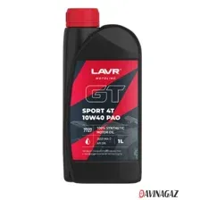 Моторное масло 4-х тактное LAVR LN7727 10W-40 синтетическое 1 л