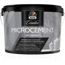 Штукатурка готовая декоративная Dufa Microcement (16кг)