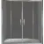 Стеклянная шторка для ванны Pelican SSW02415+BP70 (c боковой стенкой)