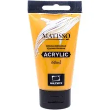 Акриловая краска Малевичъ Matisso 617029 (60 мл, охра желтая)