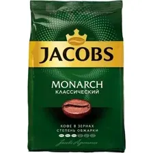 Кофе Jacobs Monarch Классический в зернах 0.8 кг