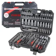 FK417235 Набор инструментов 172пр. 1/4', 3/8', 1/2' (6гр.) FORCEKRAFT
