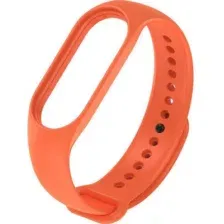 Ремешок для фитнес-трекера Rumi Силиконовый для Xiaomi Mi Smart Band 7 (оранжевый)