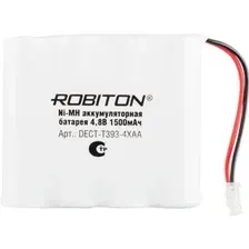 Аккумулятор Robiton DECT-T393-4XAA 1500 mAh 1 шт.