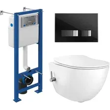 Унитаз подвесной Creavit Free FE322-34CB00E-0002 (KC0903.02.0000E  S-IN-MZ-VECTOR  P-BU-MOV/Blg/G)