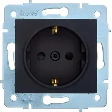 Розетка Lezard Asti 7081-4288-124B (черный бархат)