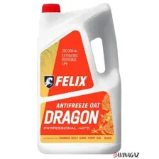 Антифриз готовый - FELIX DRAGON G12+ (красный), 5кг / 430206405