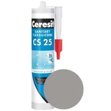 Герметик силиконовый Ceresit CS 25 №12 (темно-серый) 280 мл
