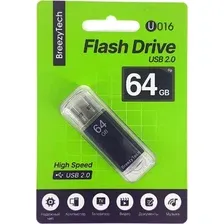 USB Flash BreezyTech U016 64GB (черный)