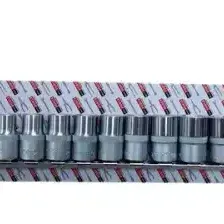 набор головок! 12пр. 1/2'' 12гр.(10-19,22,24мм), на планке\ RF-4121-9 ROCK FORCE