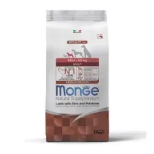 Сухой корм Monge Dog Speciality Line Monoprotein Mini из ягненка с рисом и картофелем, 2,5 кг