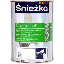 Эмаль Sniezka Supermal масляно-фталевая (800мл, белый матовый)