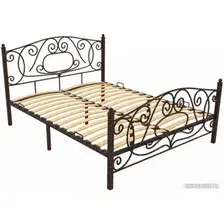 Кровать Князев Мебель Виктория 140x190 ВЯ.140.190.М (медный антик)