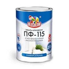 Эмаль ПФ-115 OLECOLOR серая (1,8 кг)