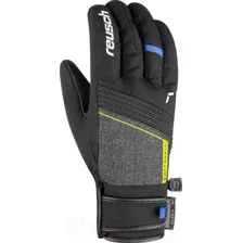 Перчатки лыжные Reusch Luca R-Tex XT / 6101251-7623 (р-р 10.5, Black Melange/Safety Yellow/Brilliant)