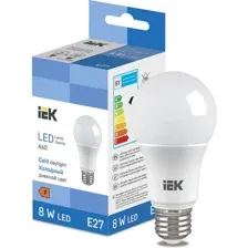 Лампочка IEK LED Bulb A60 710lm 6500K E27