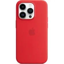 Накладка  Apple Silicone Case для Apple iPhone 15 Pro Max красный