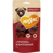 Лакомство для собак Мнямс Пятачок жевательный / 547187 (70г)
