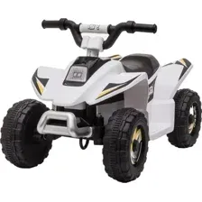 Детский квадроцикл RiverToys H001HH (белый)