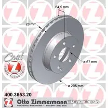 Тормозной диск Zimmermann 400365320