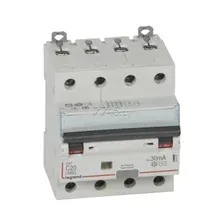 Дифавтомат LEGRAND DX3 4P 20A С 30мА 6кА (411187)