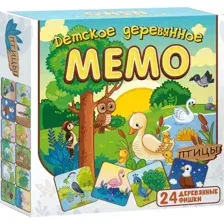 Настольная игра Нескучные игры Мемо. Птицы, 8504