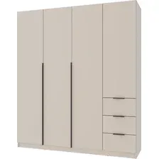 Шкаф распашной Mio Tesoro Мельбурн 4DG3S (кашемир)