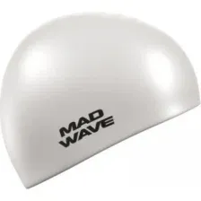 Шапочка для плавания Mad Wave Intensive (белый)