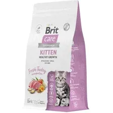 Сухой корм для кошек Brit Care Cat Kitten Healthy Growth с индейкой 1.5 кг