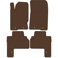 Комплект ковриков для авто Alicosta SsangYong Actyon (suv / C100) 2005 - 2013 (коричневый, сота)