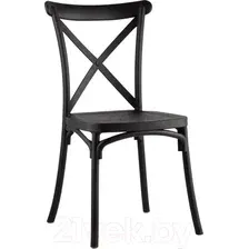 Стул Stool Group Кроссбэк пластиковый (черный)