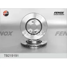Тормозной диск FENOX TB219191 вентилируемый , передняя ось