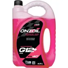 Антифриз Onzoil G12+ pink, 4.5 л