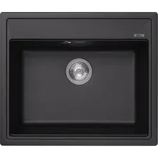 Мойка кухонная Abber Quarz AQ2902B (черный)