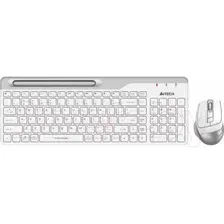 Комплект клавиатура и мышь A4Tech Wireless Desktop Fstyler FB2535C (Icy White)