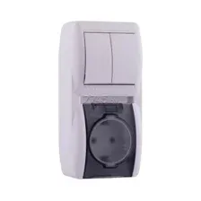 Розетка Lezard Nata 710-0200-173 (белый)