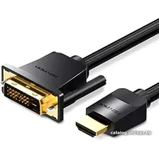 Кабель Vention ABFBH HDMI - DVI (2 м, черный)