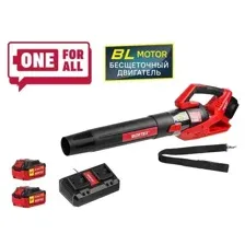 Аккум. воздуходувка WORTEX BB 2536 D ALL1 XLT SET БЕСЩЁТ.ДВИГ., 18В18В, 2акб, 4 Ач, макс.объём.7