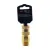 Фитинг RockForce Быстроразъем пневмат с клап наруж резьба 1/4" RF-BSE1-2SM