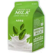 Маска для лица тканевая A'Pieu Green Tea Milk One-Pack (21г)