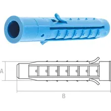 Дюбель распорный Starfix SM-42310-1000, 6х25 мм, 1000 шт