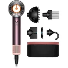 Фен Dyson HD16 Supersonic Nural Curly+Coily (с переходником на евровилку, яшмовая слива)