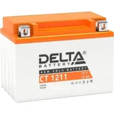 Мотоаккумулятор DELTA AGM СТ 1211 / YTZ12S / YTZ14S (11 А/ч)