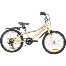 Велосипед NOVATRACK 20" ALICE песочный 178702 20SH6V.ALICE.YL6